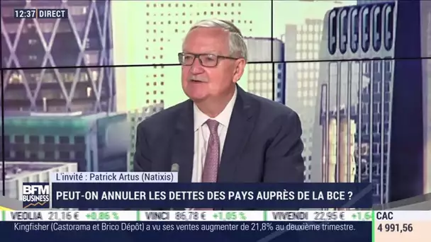 Patrick Artus (Natixis) : Peut-on annuler les dettes des pays auprès de la BCE ?