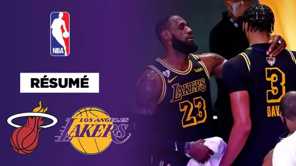 RESUME FR - NBA FINALS (G2)  : Davis et Les Lakers déroulent !