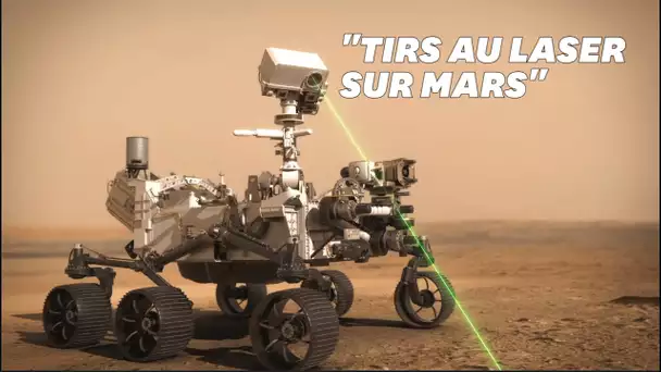 Sur Mars, Perseverance effectue des tirs du laser et cela s'entend