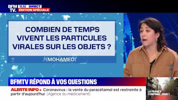 Combien de temps vivent les particules virales sur les objets ? BFMTV répond à vos questions