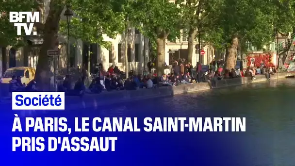 À Paris, pris d’assaut par des dizaines de personnes, le canal Saint-Matin évacué par la police