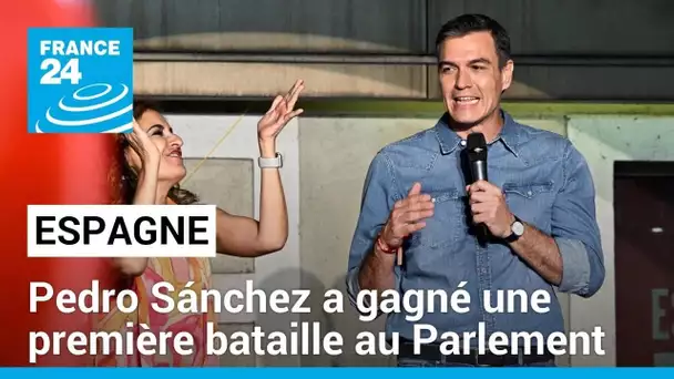 Espagne : Pedro Sánchez a gagné une première bataille au Parlement • FRANCE 24