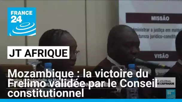 Au Mozambique, la victoire du Frelimo validée par le Conseil constitutionnel • FRANCE 24