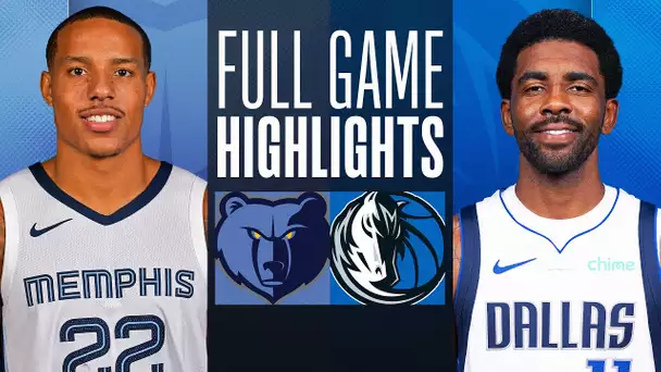 GRIZZLIES at MAVERICKS | FULL GAME HIGHLIGHTS | January 9, 2024