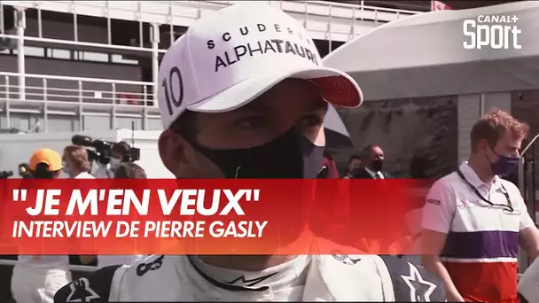 Pierre Gasly : "J'ai été idiot"