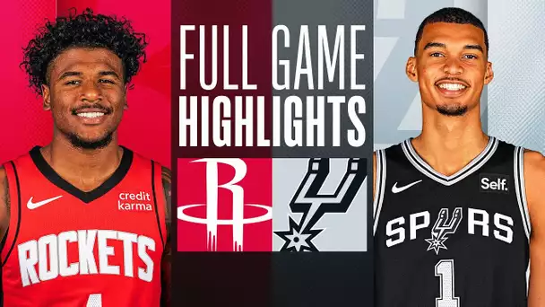 ROCKETS at SPURS | FULL GAME HIGHLIGHTS | October 27, 2023