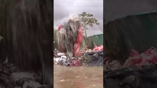 Lavage et essorage à la main