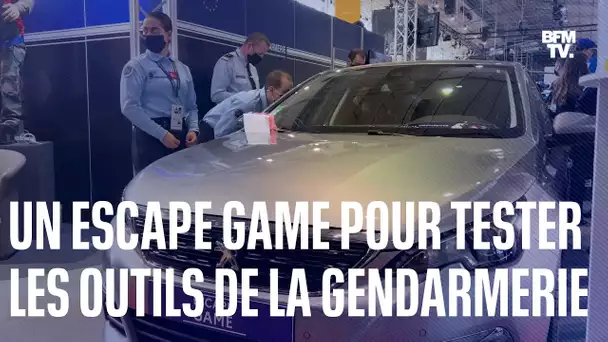 Un escape game pour résoudre une enquête et tester les objets connectés de la gendarmerie