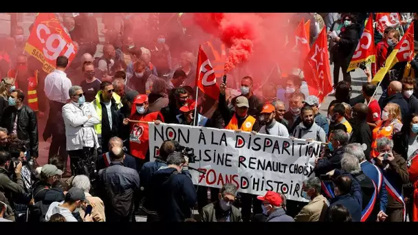 Choisy-le-Roi : un millier de manifestants contre la fermeture de l'usine Renault