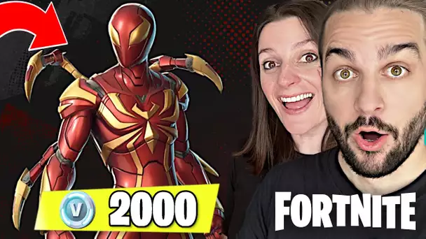 IRON SPIDER EST ARRIVÉ DANS LA BOUTIQUE FORTNITE SAISON 4 ! Nouveau Skin SPIDERMAN !