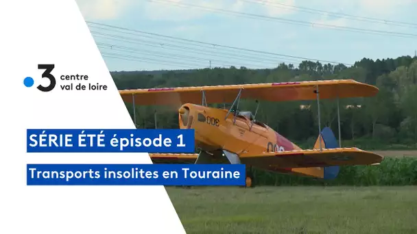 Transports insolites en Touraine : une balade en avion biplan