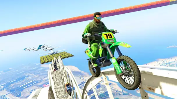 FUNNY MOTO PARKOUR MODDED - GTA 5 ONLINE