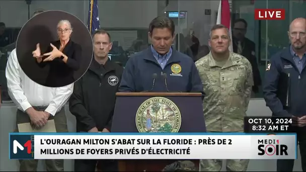 L´ouragan Milton frappe la Floride : des millions de foyers sans électricité