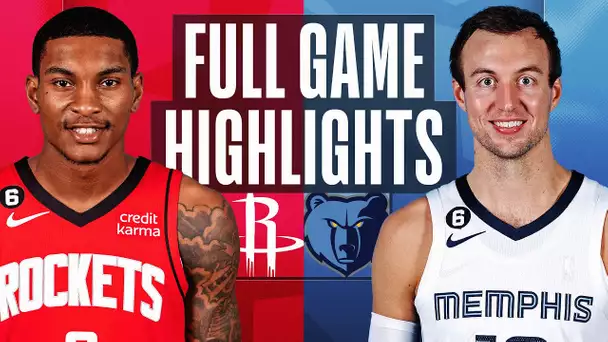 ROCKETS at GRIZZLIES | FULL GAME HIGHLIGHTS | March 24, 2023