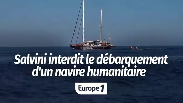 Italie : un navire humanitaire accoste à Lampedusa, Salvini interdit tout débarquement