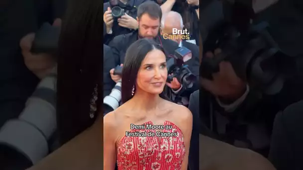 Demi Moore sur le tapis rouge du Festival de Cannes