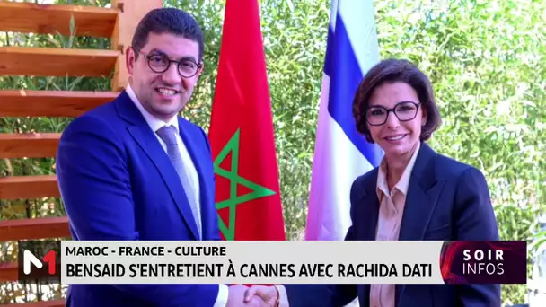 Signature d´un accord bilatéral entre Mehdi Bensaid et Rachida Dati