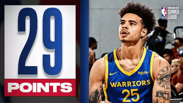 Warriors Lester Quinones GOES OFF In Summer League Matchup vs Mavericks!