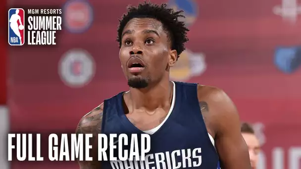 MAVERICKS vs NETS | Antonius Cleveland Leads Dallas | MGM Resorts NBA Summer League