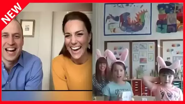 ✅  Kate Middleton et William en visioconférence avec des enfants : cette vidéo qui remonte le moral