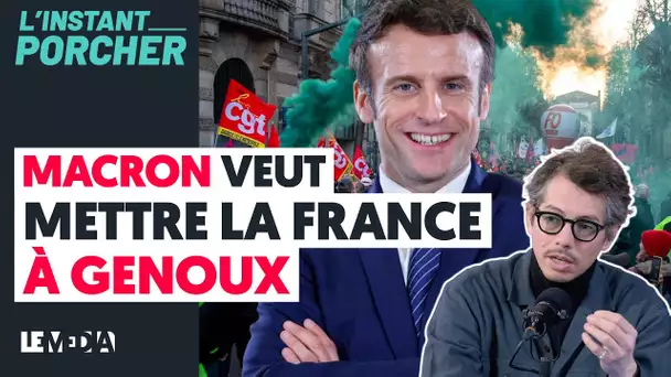 MACRON VEUT METTRE LA FRANCE À GENOUX