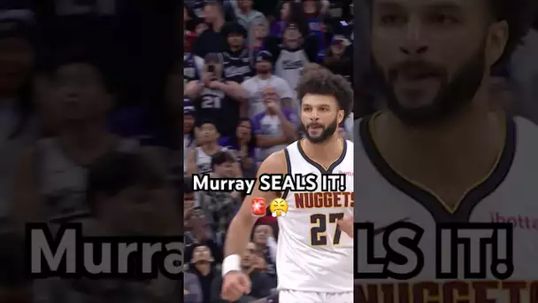 Jamal Murray hits the CLUTCH SHOT to seal the game In Sacramento! 🚨🔥|#Shorts