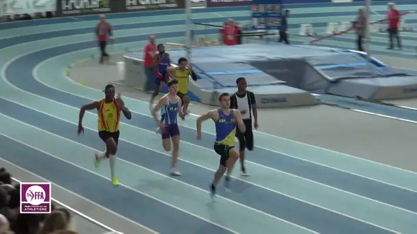 Nantes 2017 : Finale 200 m Cadets (Hugo Baudu en 22&#039;&#039;13)