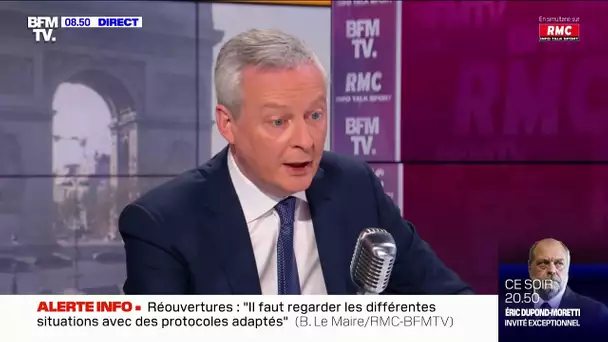 Bruno Le Maire dans Bourdin Direct.