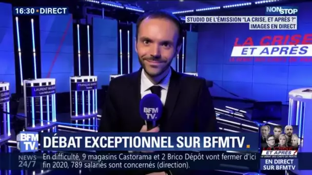 Comment va se dérouler le débat exceptionnel de ce soir sur BFMTV ?