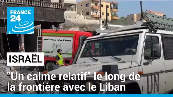 "Un calme relatif" règne le long de la frontière entre Israël et le Liban • FRANCE 24