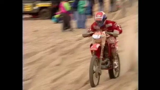 La dernière victoire d&#039;Éric Geboers à l&#039;Enduropale du Touquet en 1990