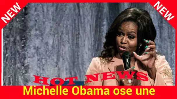 Michelle Obama ose une manucure… vert flashy !