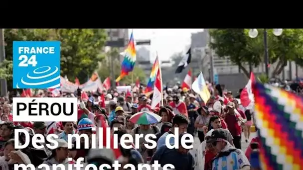 Pérou : violents heurts à Lima où défilent des milliers de manifestants • FRANCE 24