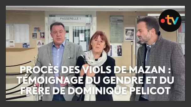 Procès des viols de Mazan : le gendre et le frère de Dominique Pelicot témoignent