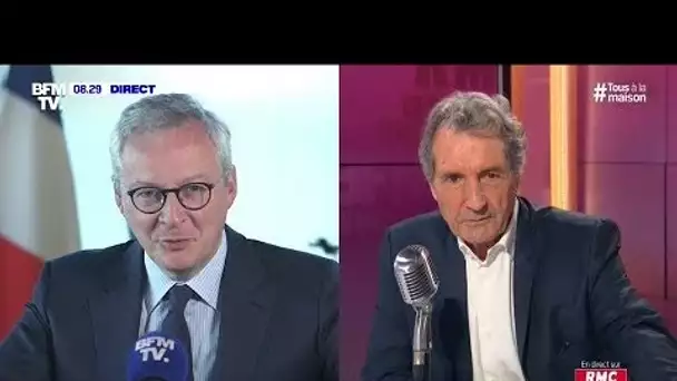 Coronavirus: Bruno Le Maire est l'invité de Jean-Jacques Bourdin sur BFMTV-RMC