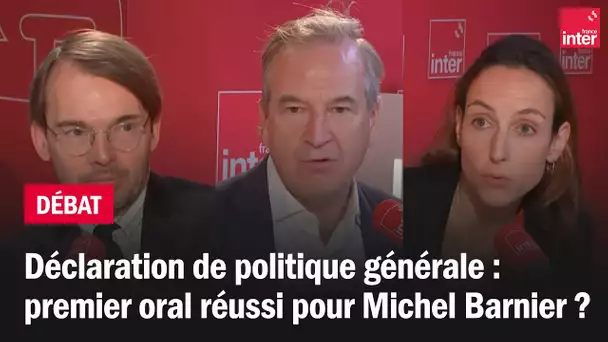 Déclaration de politique générale : premier oral réussi pour Michel Barnier ?