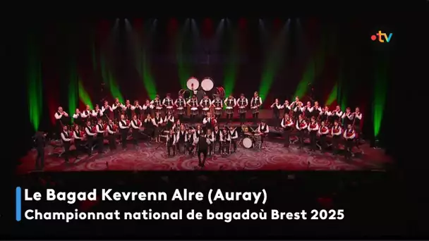 Bagad Kevrenn Alre (Auray) au championnat des bagadoù 2025