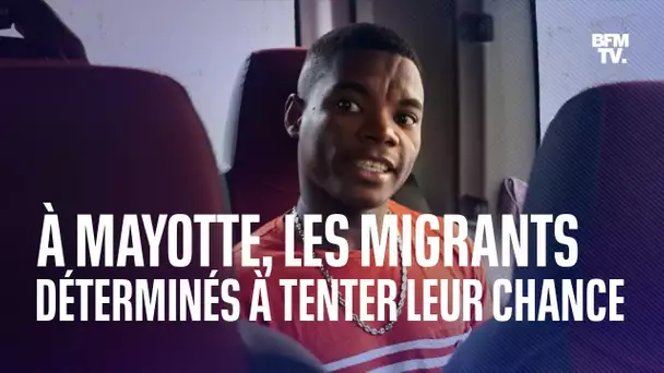 LIGNE ROUGE - Les migrants à Mayotte sont déterminés à tenter leur chance