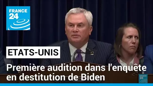 Première audition dans l'enquête en destitution de Joe Biden, contestée par les démocrates