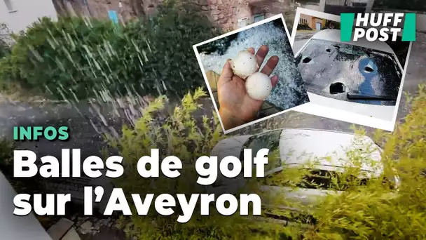 Les images des violent orages de grêle qui se sont abattus sur l’Aveyron et le Sud-Ouest