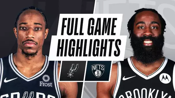 SPURS at NETS | FULL GAME HIGHLIGHTS | May 12, 2021