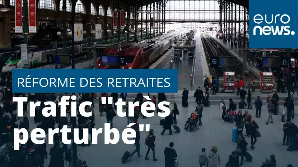 Retraites : trafic "très perturbé" pour les départs, les enfants seuls pourront partir dimanche