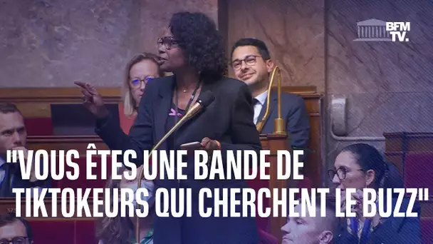 "Vous êtes une bande de tiktokeurs": le tacle d'une députée Renaissance contre les Insoumis