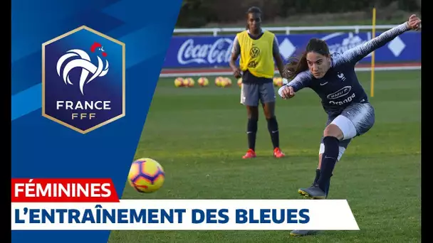 Equipe de France Féminine : l&#039;entraînement des Bleues I FFF 2019