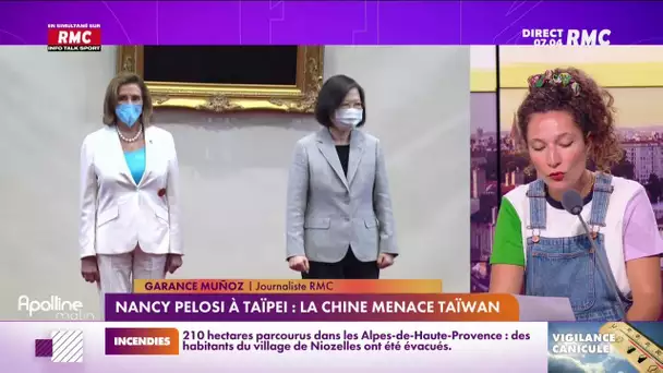 Nancy Pelosi à Taïpei : la Chine menace Taïwan