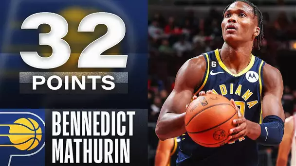 Bennedict Mathurin Drops 32 PTS In 7th NBA Game