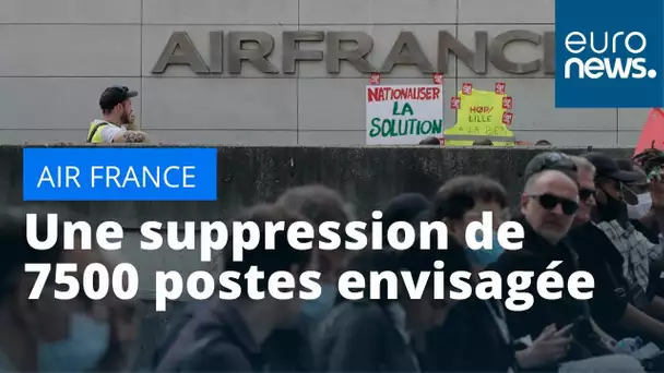 Air France : vers une suppression de plus de 7500 postes