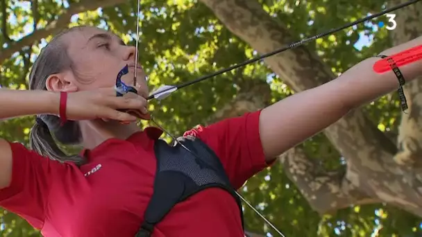 Nîmes (30) : les archers se préparent avant les championnats de France de tir à l&#039;arc