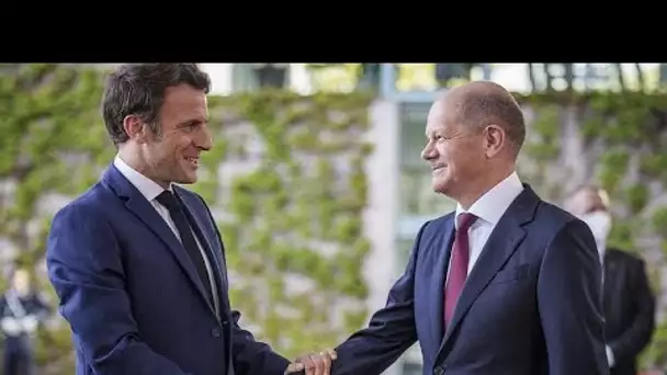 Rencontre entre Emmanuel Macron et Olaf Scholz à Berlin