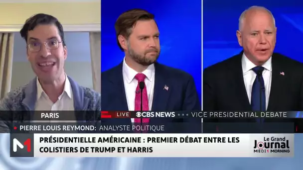 Présidentielle US:analyse du débat entre les colistiers de Trump et Harris avec Pierre Louis Reymond